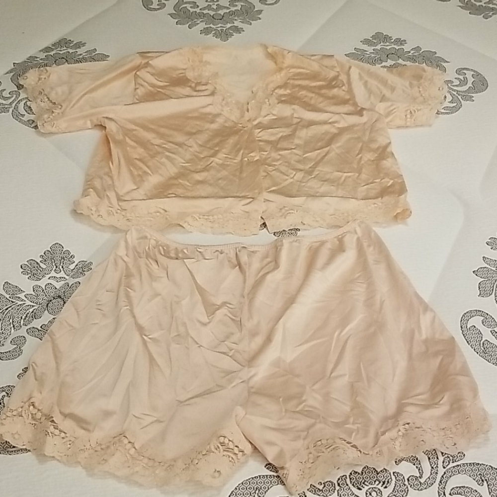 Illusion pale pink pj set